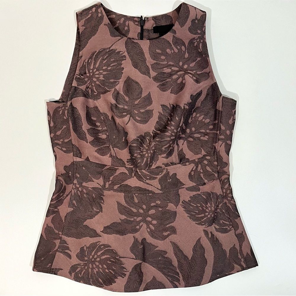 J. Crew‎ Jacquard Peplum Top